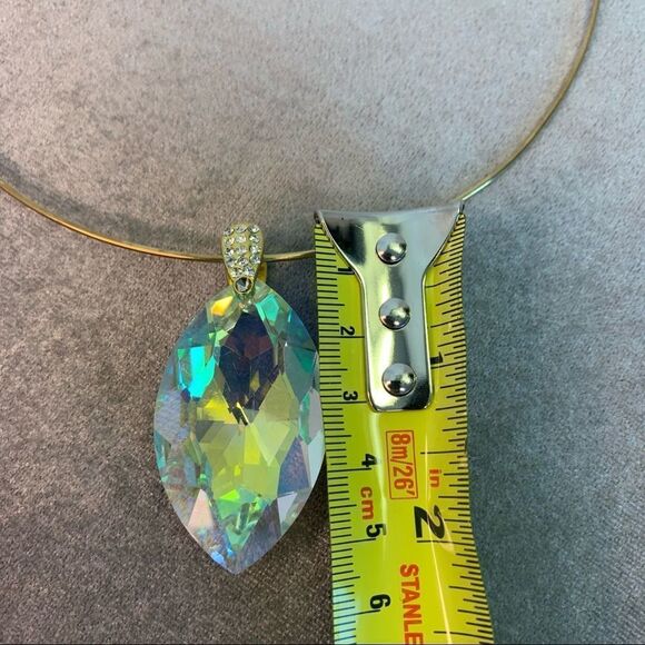 Natural Crystal Aurore Boreale necklace pendant - Picture 4 of 5